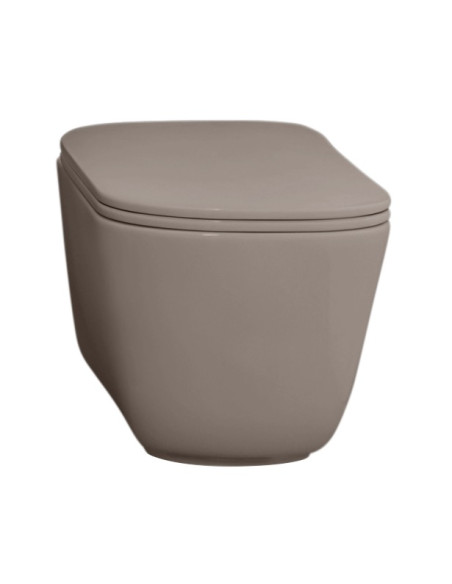 bezmalu grīdas tualete Tribeca, dzelzs matēts - 1