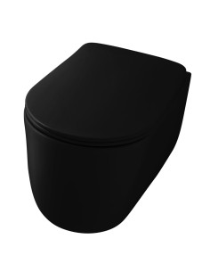 bezmalu sienas pods Nolita, melns matēts - 1