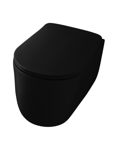 bezmalu sienas pods Nolita, melns matēts - 1