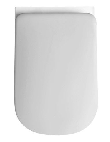 bezmalu pie sienas piekarināmā tualete Tribeca, balta - 4