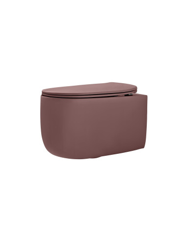 bezmalas Vortex pie sienas piekar. Pods Nolita, bordo krāsas matēts - 4