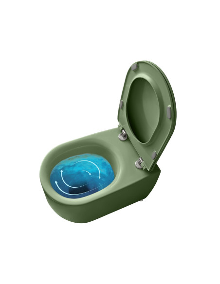 bez malām Vortex pie sienas piekar. Pods Nolita, zaļš matēts - 1