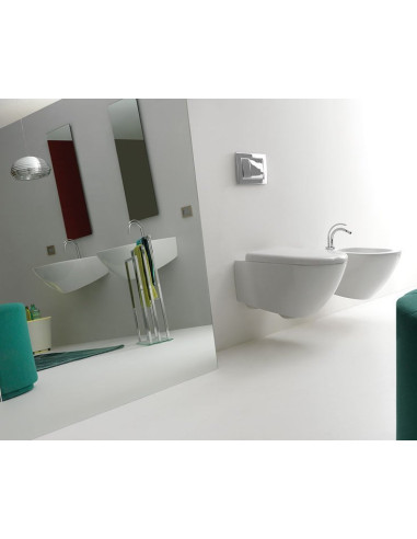 AQUATECH pie sienas piekarināmais pods, bez malām, 36,5x55 cm - 2