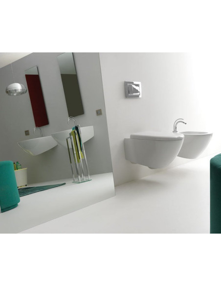 AQUATECH pie sienas piekarināmais pods, bez malām, 36,5x55 cm - 2