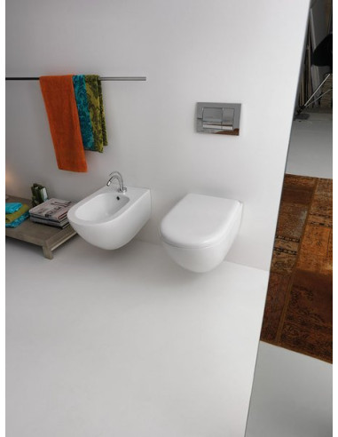 AQUATECH pie sienas piekarināmais pods, bez malām, 36,5x55 cm - 4