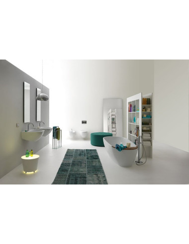 AQUATECH pie sienas piekarināmais pods, bez malām, 36,5x55 cm - 5