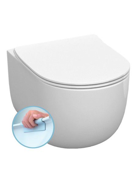 FLO pie Sienas piekar. Pods, bez malām, 37x54 cm, balta - 1