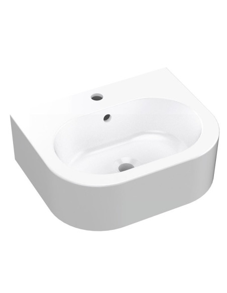 FLO keramikas izlietne 50x40cm - 1 FLO keramikas izlietne 50x40cm - 1