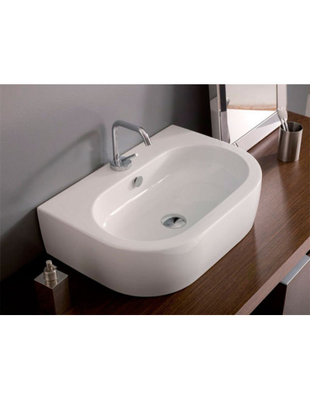 FLO keramikas izlietne 60x42cm - 2 FLO keramikas izlietne 60x42cm - 2