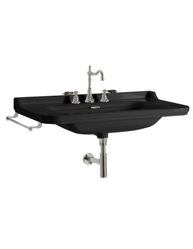 WALDORF Keramikas izlietne 100x55cm, melna matēta - 3