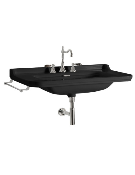 WALDORF Keramikas izlietne 100x55cm, melna matēta - 3 WALDORF Keramikas izlietne 100x55cm, melna matēta - 3