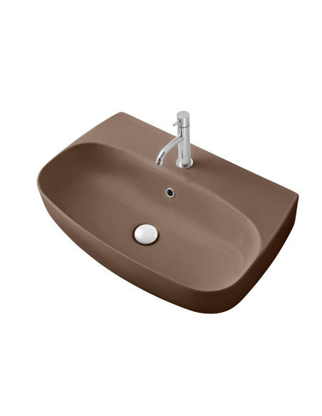 izlietne Nolita 70x45x15 cm, brūns matēts - 1