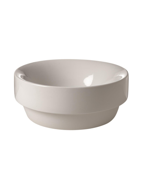 Uz galda virsmas liekamā apaļa izlietne 35x14 cm, balta - 1 Uz galda virsmas liekamā apaļa izlietne 35x14 cm, balta - 1