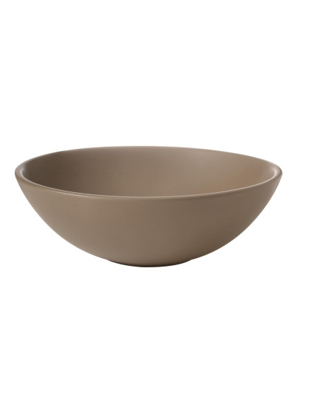 Uz galda virsmas liekamā apaļa izlietne C2 46x15 cm, lazdu riekstu matēts - 1 Uz galda virsmas liekamā apaļa izlietne C2 46x15 cm, lazdu riekstu matēts - 1