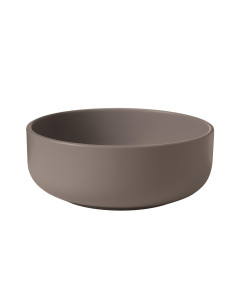 Uz galda virsmas liekamā apaļa izlietne Nolita 40x15 cm, dzelzs matēts - 1
