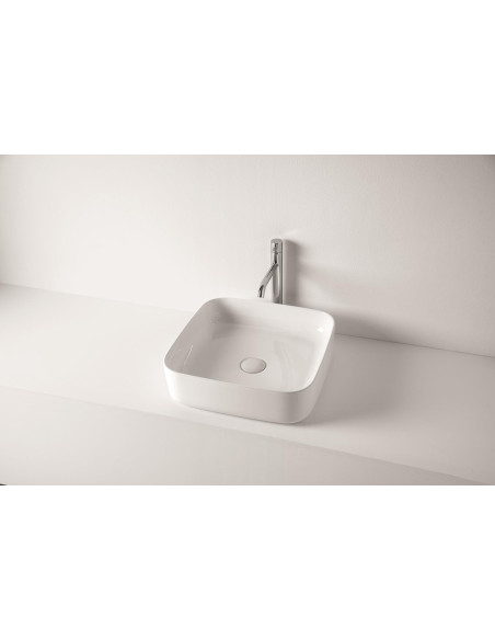 Apaļa galda izlietne ON 43x43x12 cm, balta - 1 Apaļa galda izlietne ON 43x43x12 cm, balta - 1