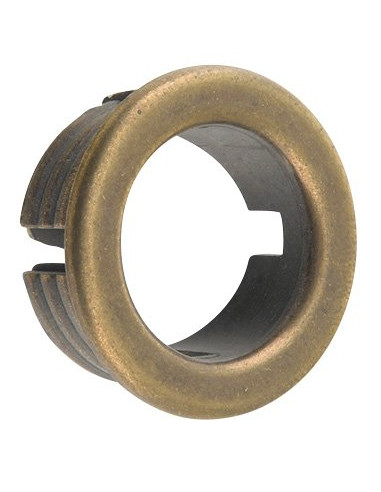 Izlietnes pārplūdes vāks Ø 24mm, bronza - 1