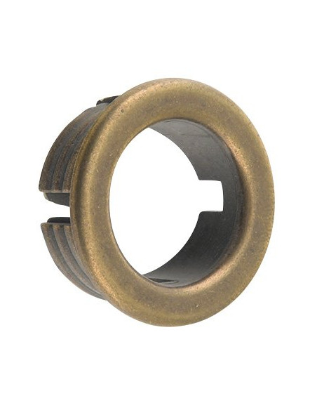 Izlietnes pārplūdes vāks Ø 24mm, bronza - 1