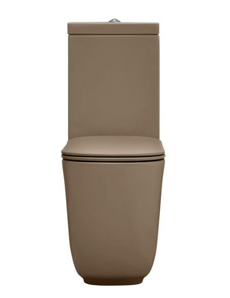 Brīvi stāvošs poda komplekts Tribeca, lazdu riekstu matēts (511781 + 378181 + 750990), bez sēdekļa - 1