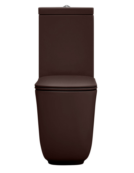 Brīvi stāvošs poda komplekts Tribeca, bordo matēts (511775 + 378175 + 750990), bez sēdekļa - 1