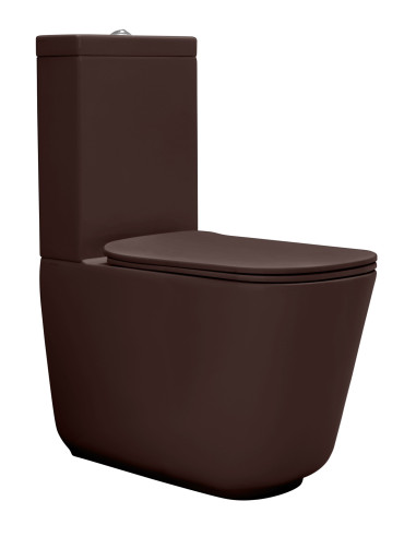 Brīvi stāvošs poda komplekts Tribeca, bordo matēts (511775 + 378175 + 750990), bez sēdekļa - 2