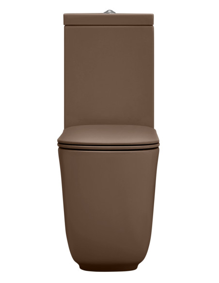 Brīvi stāvošs poda komplekts Tribeca, brūns matēts (511788 + 378188 + 750990), bez sēdekļa - 1