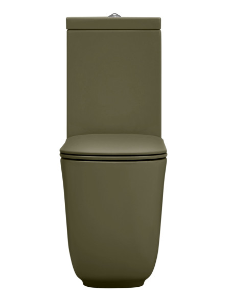 Brīvi stāvošs poda komplekts Tribeca, zaļš matēts (511711 + 378111 + 750990), bez sēdekļa - 1 Brīvi stāvošs poda komplekts Tribeca, zaļš matēts (511711 + 378111 + 750990), bez sēdekļa - 1