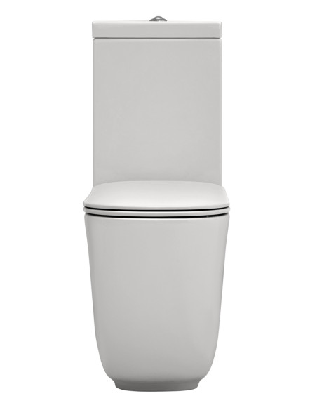 Brīvi stāvošs poda komplekts Tribeca, balts matēts (511730 + 378130 + 750990), bez sēdekļa - 1