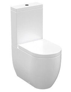 FLO WC Brīvi stāvošs poda komplekts, S-Trap/P-Trap, balts - 1
