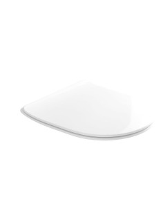 FLO SLIM Soft Close tualetes sēdeklis, balts - 1