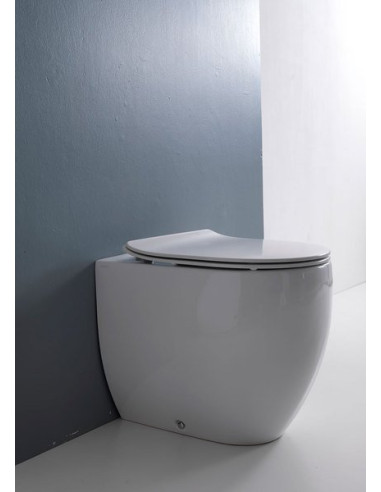 FLO SLIM Soft Close tualetes sēdeklis, balts - 3