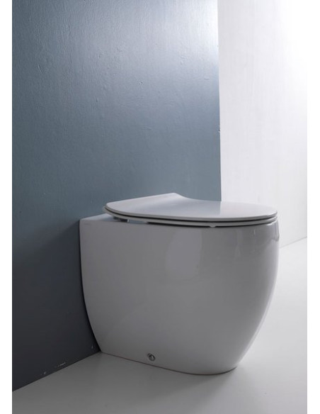 FLO SLIM Soft Close tualetes sēdeklis, balts - 3