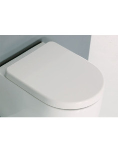 FLO tualetes sēdeklis, balts - 1 2