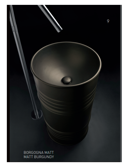 Kerasan izlietne roku mazgāšanai Artwork Barrel, balta 4742K, sifons un notece iekļ., izvads grīdā - 9 Kerasan izlietne roku mazgāšanai Artwork Barrel, balta 4742K, sifons un notece iekļ., izvads grīdā - 9