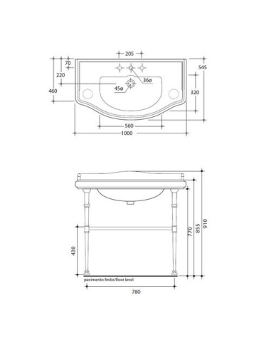 Kerasan konsole Retro 730093 - 2