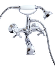 Смеситель для ванной МОРАВА РЕТРО - Barva ZLATÁ - lesklá,Rozměr 150 mm 2