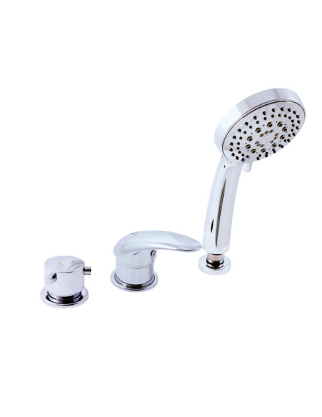 Смеситель для ванны ДУНАЙ - 3 отверстия - Barva Chrom,Rozměr 1/2'' Смеситель для ванны ДУНАЙ - 3 отверстия - Barva Chrom,Rozměr 1/2''