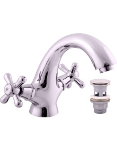 Смеситель для умывальника МОРАВА РЕТРО - Barva Chrom,Rozměr 3/8''