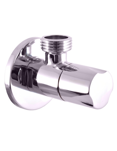 Вентиль угловой с керамической кран-буксой 1/2''-3/8'' - Barva chrom Вентиль угловой с керамической кран-буксой 1/2''-3/8'' - Barva chrom