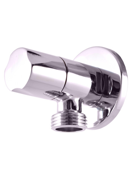 Вентиль угловой для стиральной машины M1/2'' x M3/4'' ХРОМ - Barva chrom Вентиль угловой для стиральной машины M1/2'' x M3/4'' ХРОМ - Barva chrom