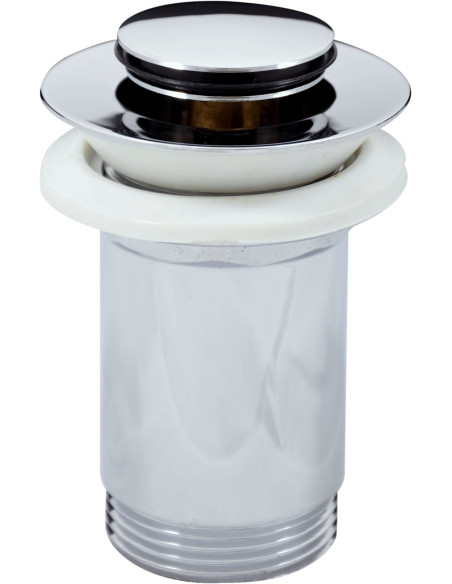 Водослив для умывальника CLICK/CLACK 5/4'' ХРОМОВЫЙ - Barva Chrom Водослив для умывальника CLICK/CLACK 5/4'' ХРОМОВЫЙ - Barva Chrom