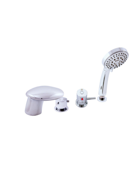 Смеситель для ванны ТЕРМОСТАТИЧЕСКИЙ - 4 отверстия - Barva Chrom,Rozměr 1/2'' Смеситель для ванны ТЕРМОСТАТИЧЕСКИЙ - 4 отверстия - Barva Chrom,Rozměr 1/2''