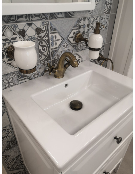 Смеситель для умывальника МОРАВА РЕТРО в бронзе - Barva Stará mosaz (Bronz),Rozměr 1/2''