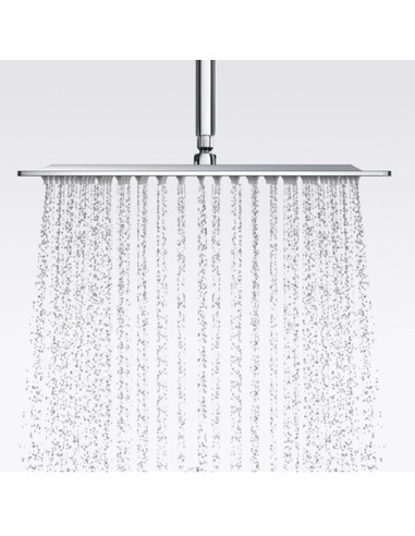 Лейка верхнего душа металлическая 30x30 cm - Barva nerez