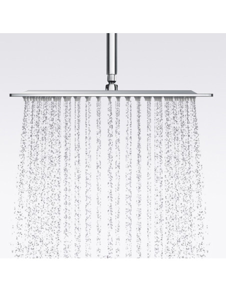 Лейка верхнего душа металлическая 30x30 cm - Barva nerez