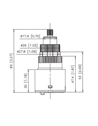 Картридж термостатический - Barva ø 40 mm - termostat