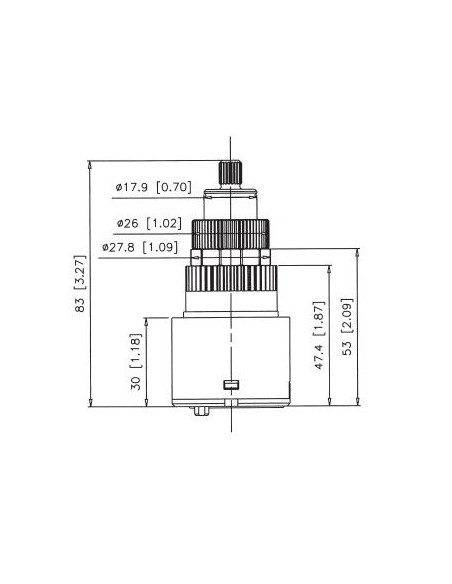 Картридж термостатический - Barva ø 40 mm - termostat