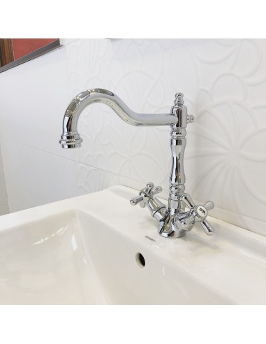 Смеситель для умывальника МОРАВА РЕТРО - Barva Chrom,Rozměr 3/8''