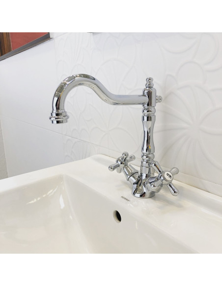 Смеситель для умывальника МОРАВА РЕТРО - Barva Chrom,Rozměr 3/8''