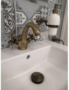 Смеситель для умывальника МОРАВА РЕТРО БРОНЗА - Barva Stará mosaz (Bronz),Rozměr 1/2'' 2